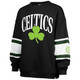Celtics Ladies '47 2024-25 City Edition Steadfast Black Crew Sweatshirt Image coming soon src=
